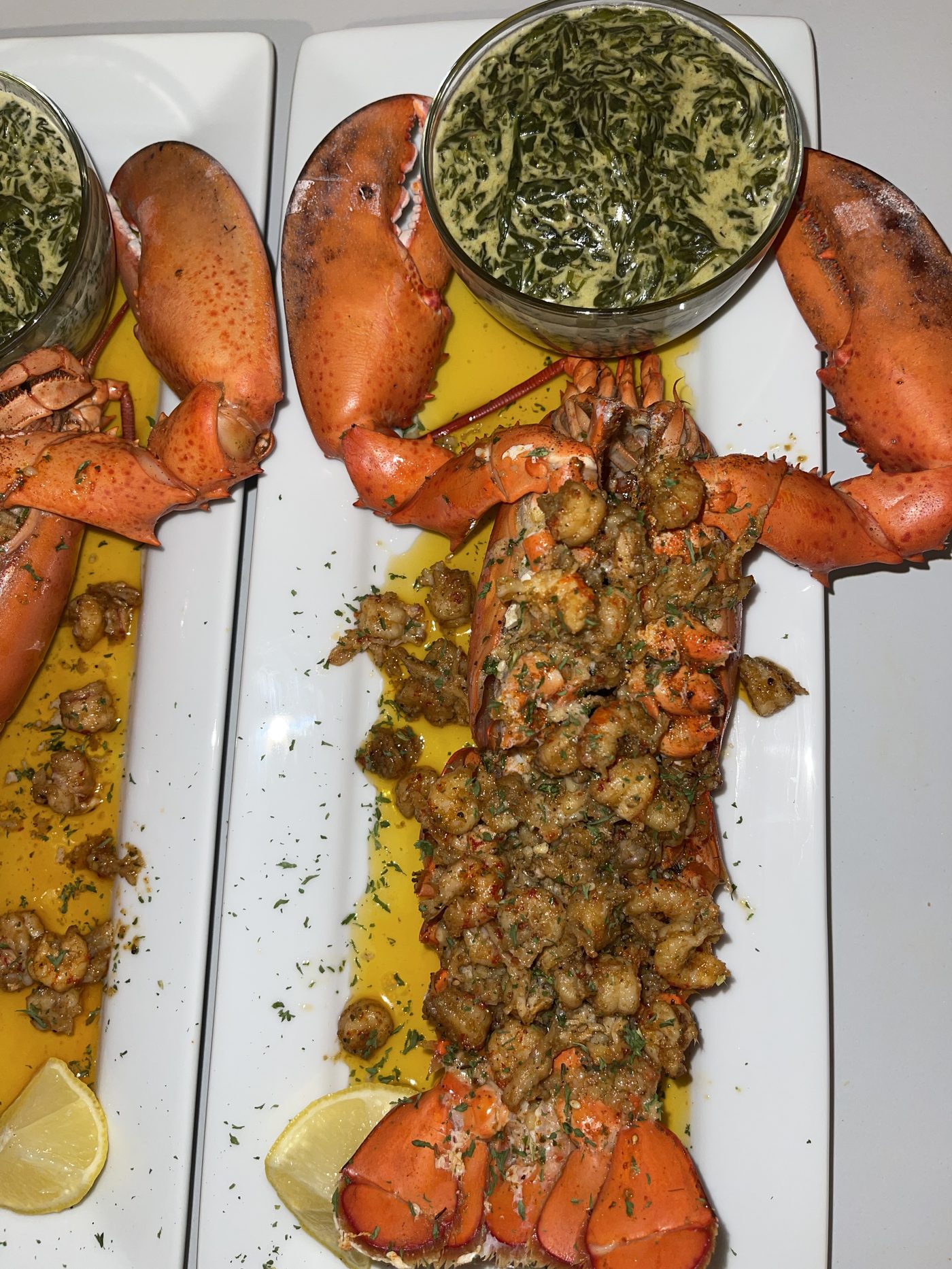 Stuffed lobster