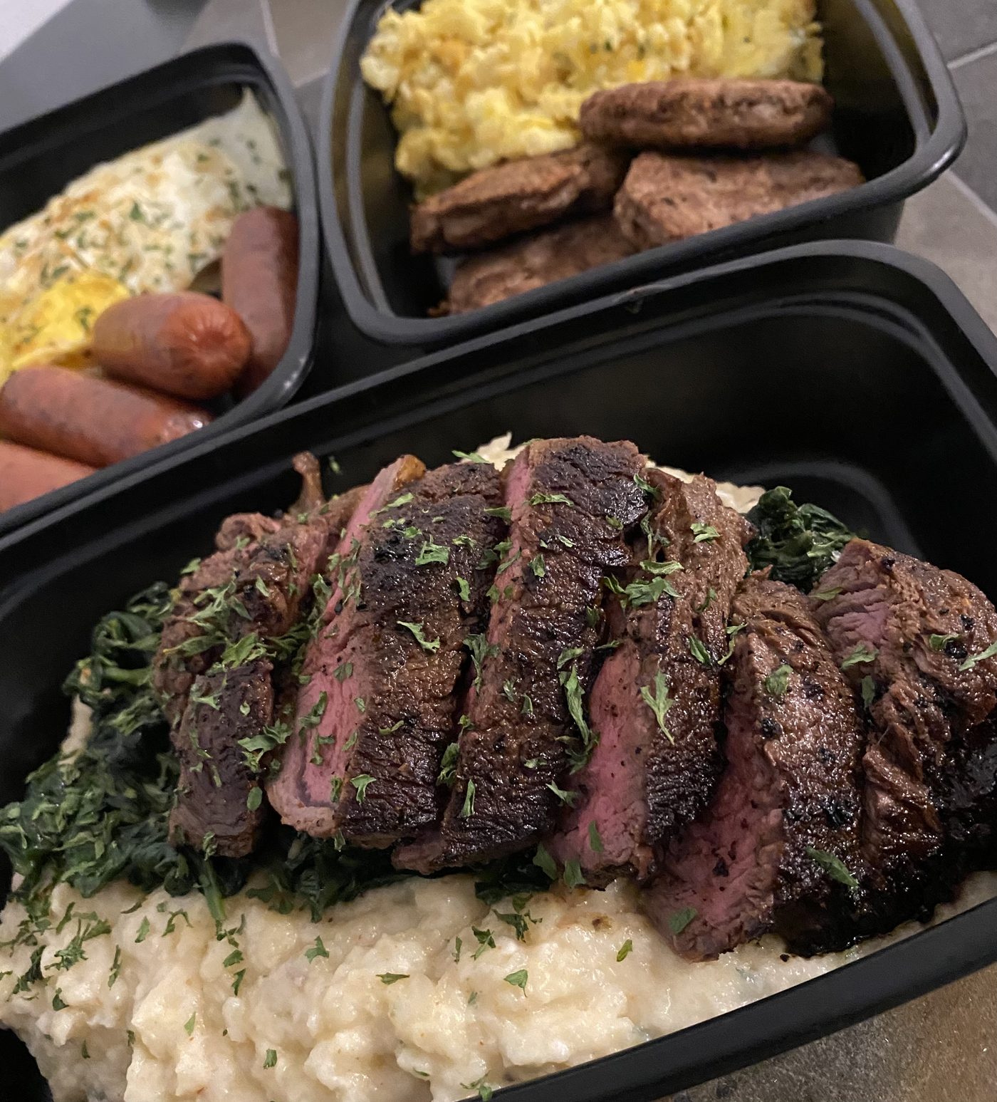 Balanced athlete meals